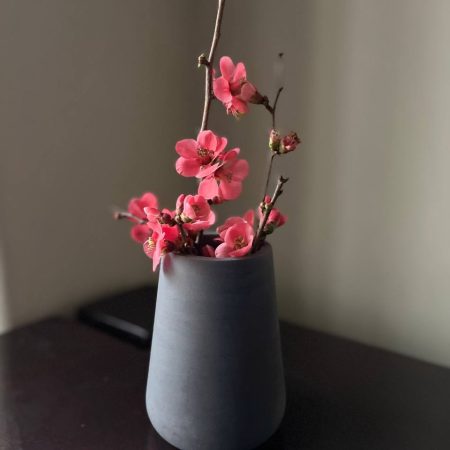 گلدان بتنی طرح استوانه-مخروط