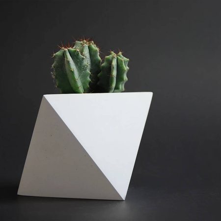 گلدان مدرن سه گوش مثلثی - دکوبهار